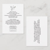 祈りの言葉カード エンクロージャーカード (正面/裏面)