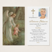 祈りの言葉カード |エンジェル・オブ・天国 (正面&裏面)