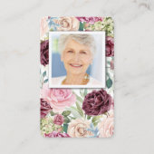 祈りの言葉カード |カントリーバラ- Deluxe 名刺 (正面)