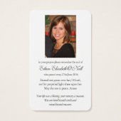 祈りの言葉カード |キリスト教 (裏面)