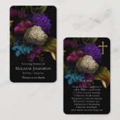 祈りの言葉カード | シェビッド花模様デラックス 名刺 (正面/裏面)