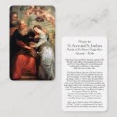 祈りの言葉カード | セントアン&セントジョアヒム 名刺 (正面/裏面)