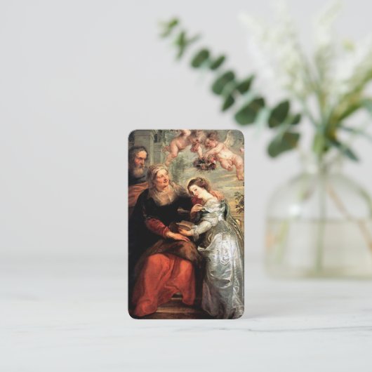 祈りの言葉カード | セントアン&セントジョアヒム 名刺 (スタンド正面)