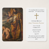 祈りの言葉カード |セントオーガスティン6 (正面&裏面)