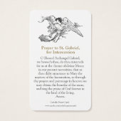 祈りの言葉カード |セントガブリエル1 (裏面)