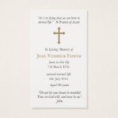 祈りの言葉カード |セントクリストファー (裏面)