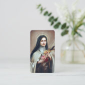 祈りの言葉カード | セントテリーズノヴェナ祈りの言葉 名刺 (スタンド正面)