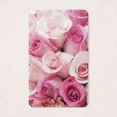 祈りの言葉カード |バラの濃淡（ピンク） (正面)