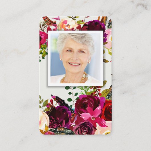 祈りの言葉カード|フローラボルドデラックス 名刺 (正面)