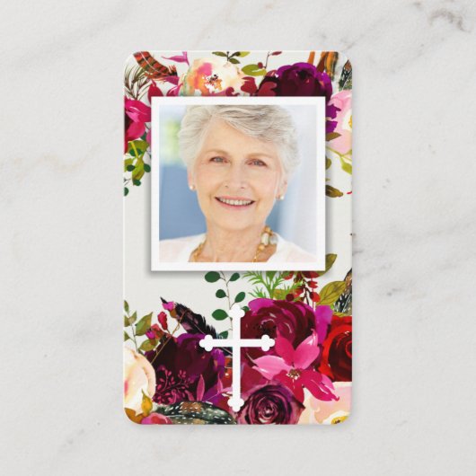 祈りの言葉カード | フローラボルド&クロス 名刺 (正面)