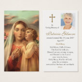 祈りの言葉カード マザーズ・デヴィア (正面&裏面)