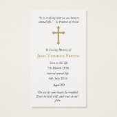 祈りの言葉カード |マドンニーナ (裏面)