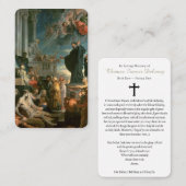 祈りの言葉カード | ミラクルスセントフランシスザビエル 名刺 (正面/裏面)