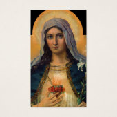 祈りの言葉カード |メアリーのアンティークハート (正面)