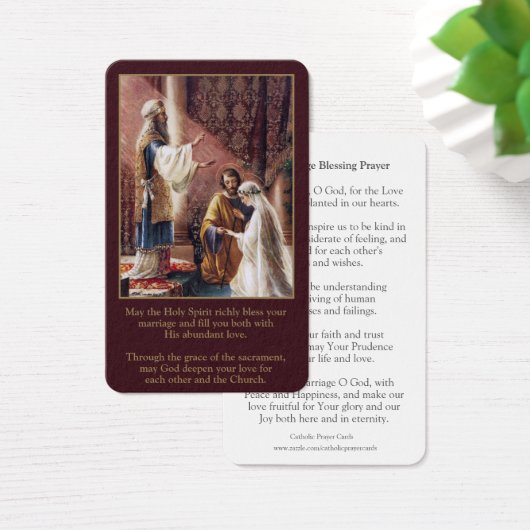 祈りの言葉カード |メアリー&ジョセフ結婚ズ (デスク)