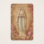 祈りの言葉カード |ルルドの娘 (正面)