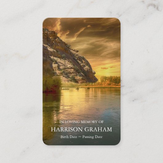 祈りの言葉カード | レイクマウンテンデラックス 名刺 (正面)