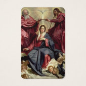 祈りの言葉カード |ヴァージン戴冠 (正面)