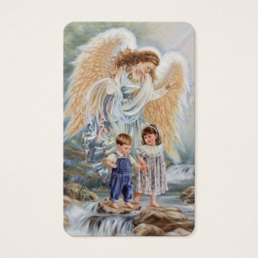 祈りの言葉カード |ヴィンテージガーディアン・エンジェル (正面)