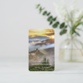 祈りの言葉カード |中国ウォール – Deluxe 名刺 (スタンド正面)