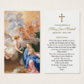 祈りの言葉カード |告知 (正面&裏面)