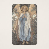 祈りの言葉カード |天使の受胎告知 (正面)