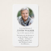 祈りの言葉カード |我々が聞いた天使 (裏面)