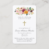 祈りの言葉カード | 我々のレディーデラックス 名刺 (裏面)