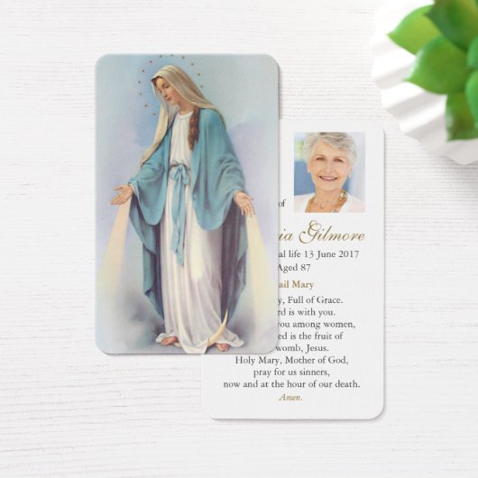 祈りの言葉カード |放射メアリー (デスク)