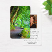 祈りの言葉カード |森の中の道 (デスク)