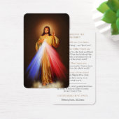 祈りの言葉カード |神の慈悲の花冠 (デスク)