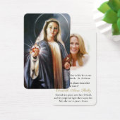 祈りの言葉カード |神聖なハートを保持 (デスク)