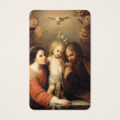 祈りの言葉カード |神聖な家庭01 (正面)