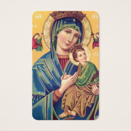 祈りの言葉カード |私たちの女性パーペチュアル救済2 (正面)