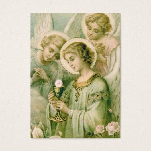 祈りの言葉カード：私の魂はベールを借りる (正面)