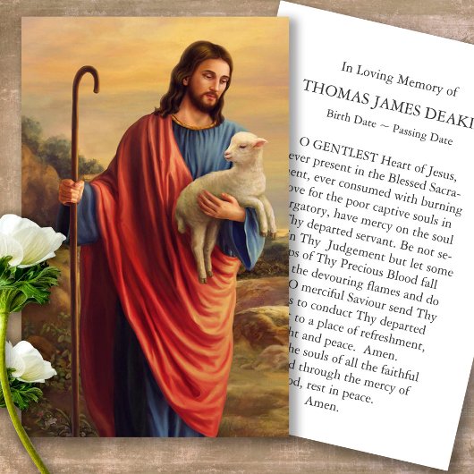 祈りの言葉カード |羊失った