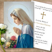 祈りの言葉カード |美しいヴァージンメアリー