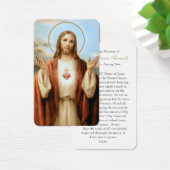 祈りの言葉カード |聖なるハートイエス3 (デスク)