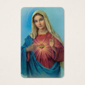 祈りの言葉カード |聖なるハートマリア3 (正面)