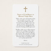 祈りの言葉カード |聖なるハート1 (裏面)