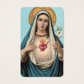 祈りの言葉カード |聖なるハート1 (正面)