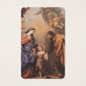 祈りの言葉カード |聖なる家族の饗宴 (正面)