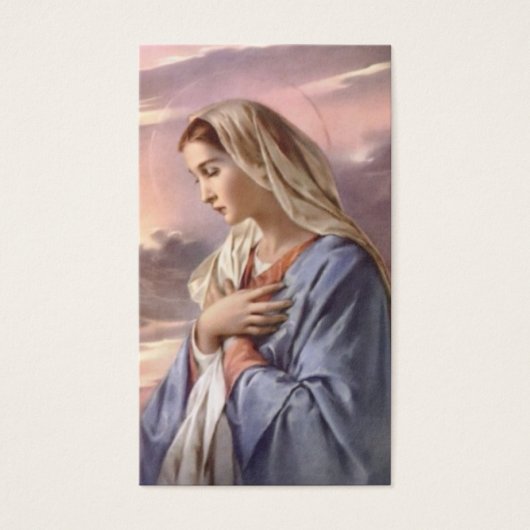 祈りの言葉カード |聖母 (正面)
