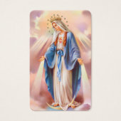祈りの言葉カード | Hail Holy Queen (正面)