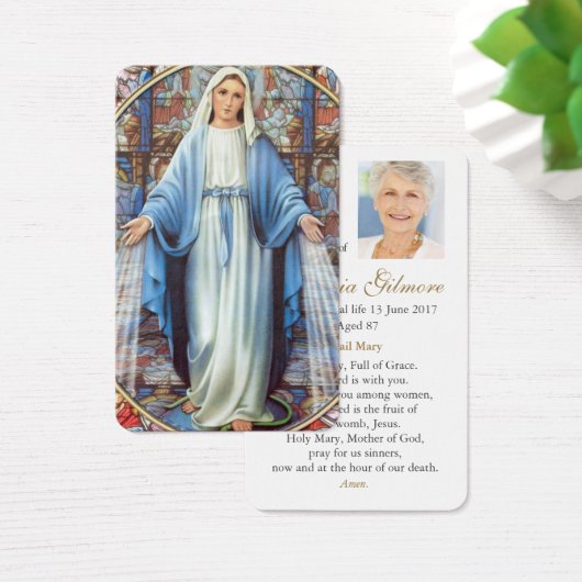 祈りの言葉カード | Hail Mary (デスク)