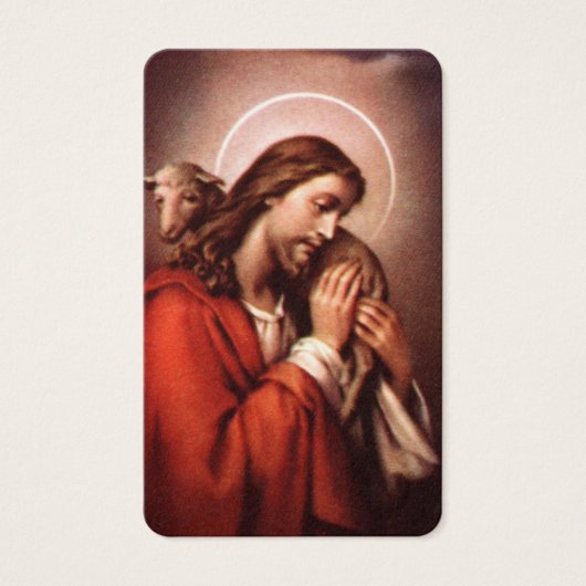 祈りの言葉カード | Jesus Good Shepherd 4 (正面)