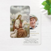 祈りの言葉カード | Jesus with Doves (デスク)