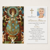 祈りの言葉カード | Lledoの私たちの女性 (正面&裏面)