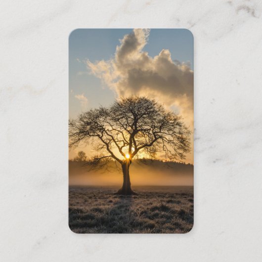祈りの言葉カード | Lone Tree 4 名刺 (正面)
