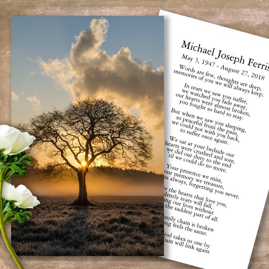 祈りの言葉カード | Lone Tree 4 名刺